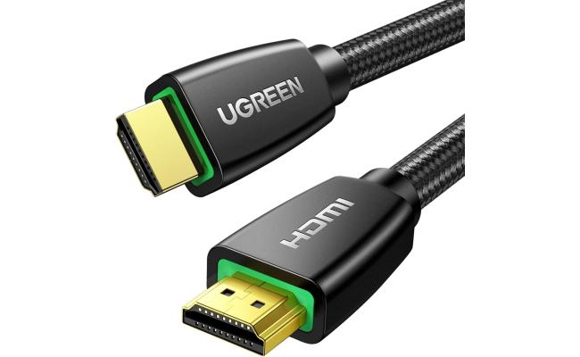 UGREEN 4K HDMI Cable (5m) – Nylon Braided | High-Speed 18Gbps | 4K@60Hz | Ethernet Support